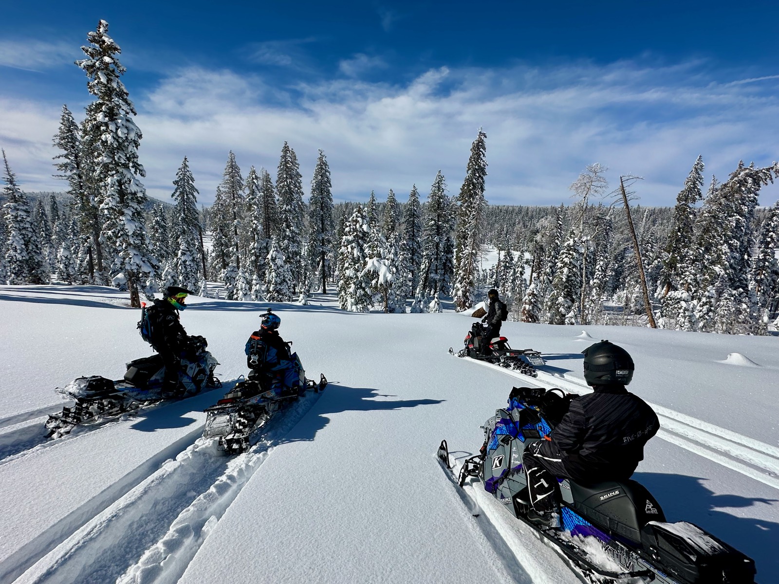 Snowmobiling